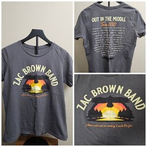 Zac Brown Band Graphic Two-sided T-Shirt Large